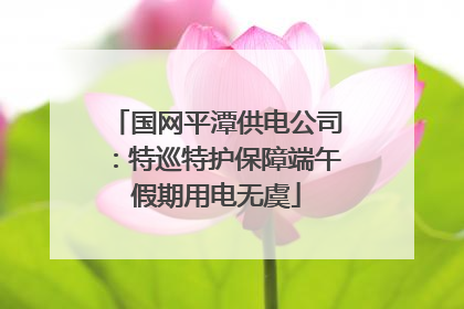 国网平潭供电公司：特巡特护保障端午假期用电无虞